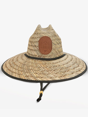 Majestic Theatre Straw Lifeguard Patch Hat