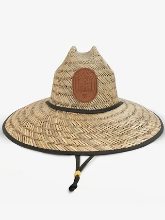 Majestic Theatre Straw Lifeguard Patch Hat